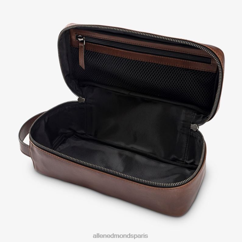 Allen Edmonds unisexe kit dopp en cuir J248F421 brun