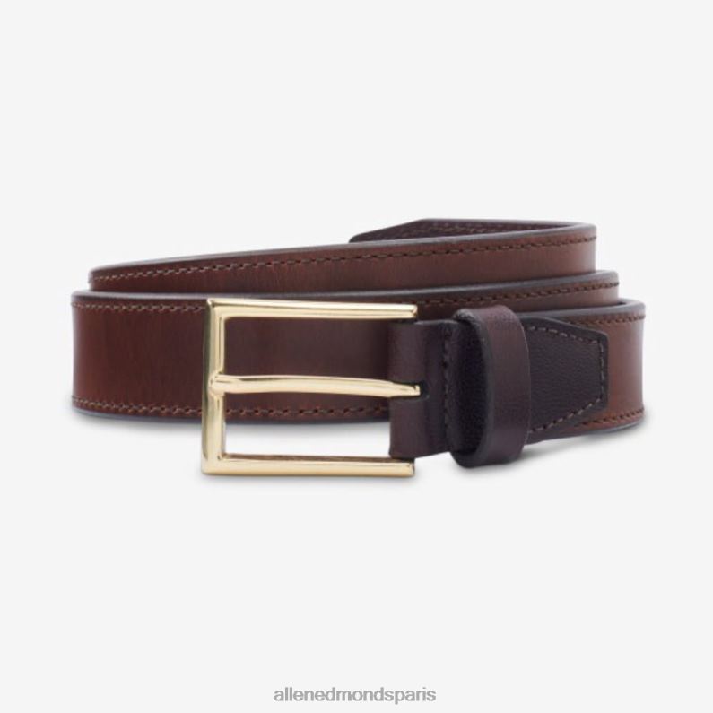 Allen Edmonds unisexe ceinture de robe avenue cyrus J248F307 brun à priser foncé