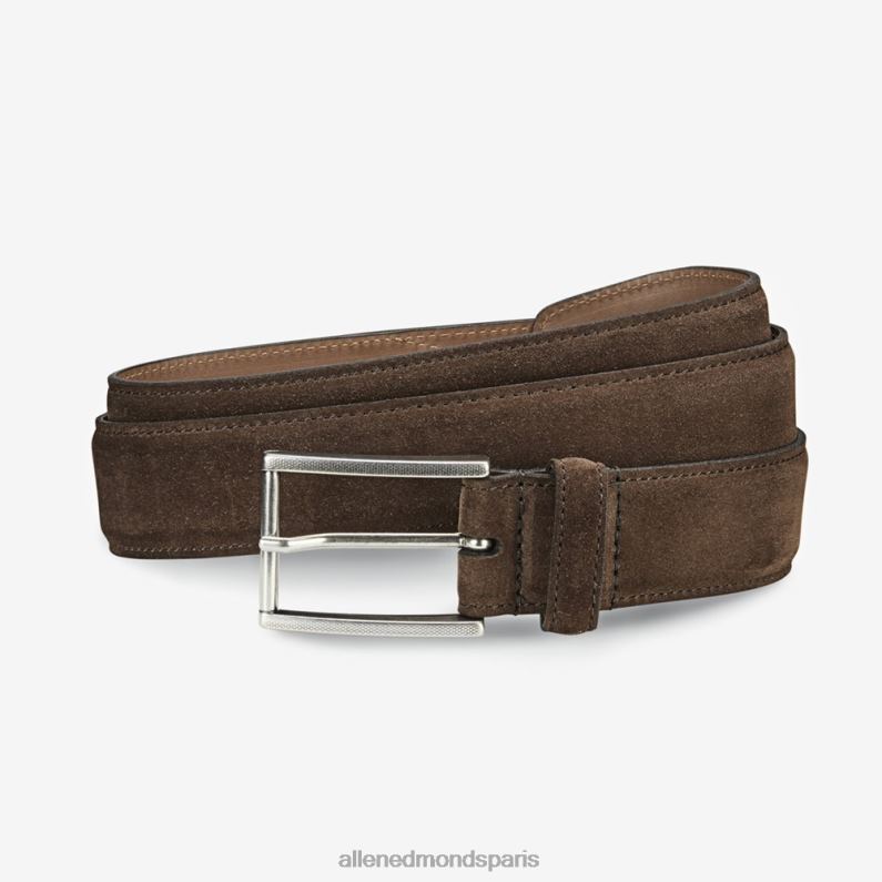 Allen Edmonds unisexe ceinture en daim avenue J248F308 brun