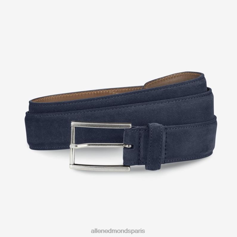 Allen Edmonds unisexe ceinture en daim avenue J248F569 marine
