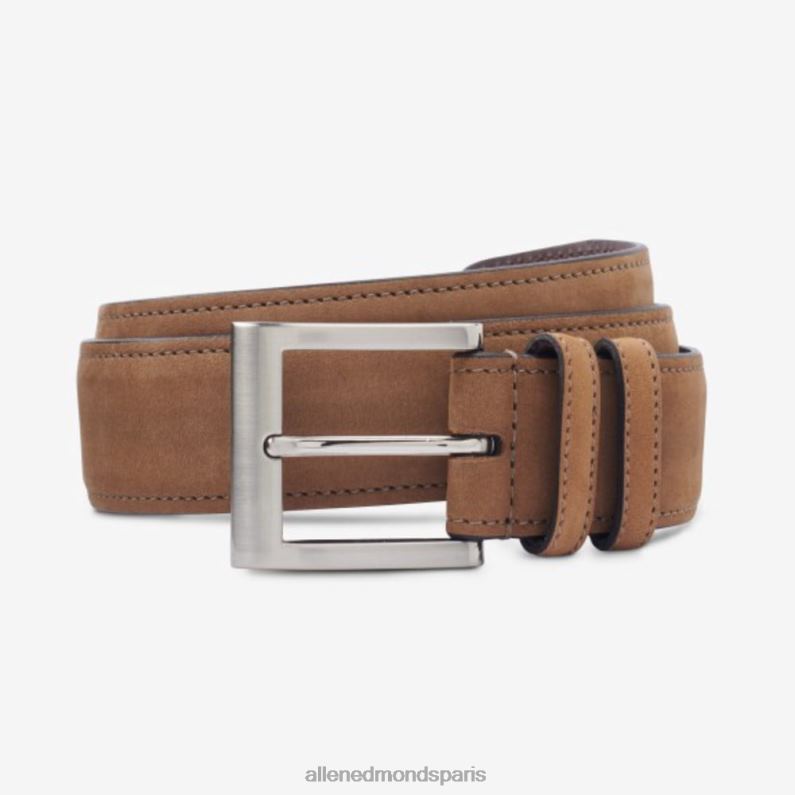 Allen Edmonds unisexe large ceinture basique en daim J248F306 bronzer