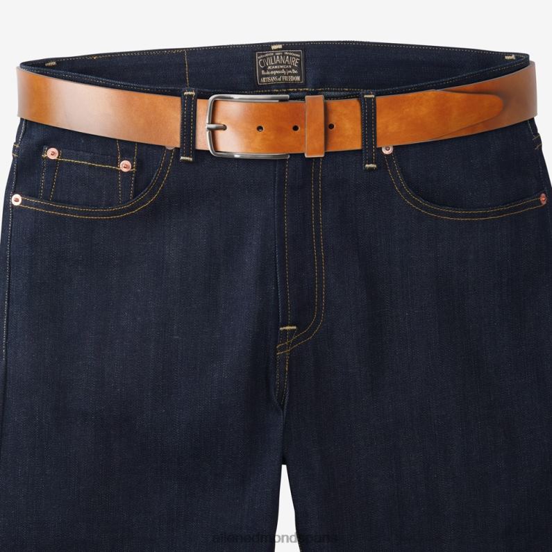Allen Edmonds unisexe robe broadway avenue ceinture décontractée J248F287 cuir de noyer foncé