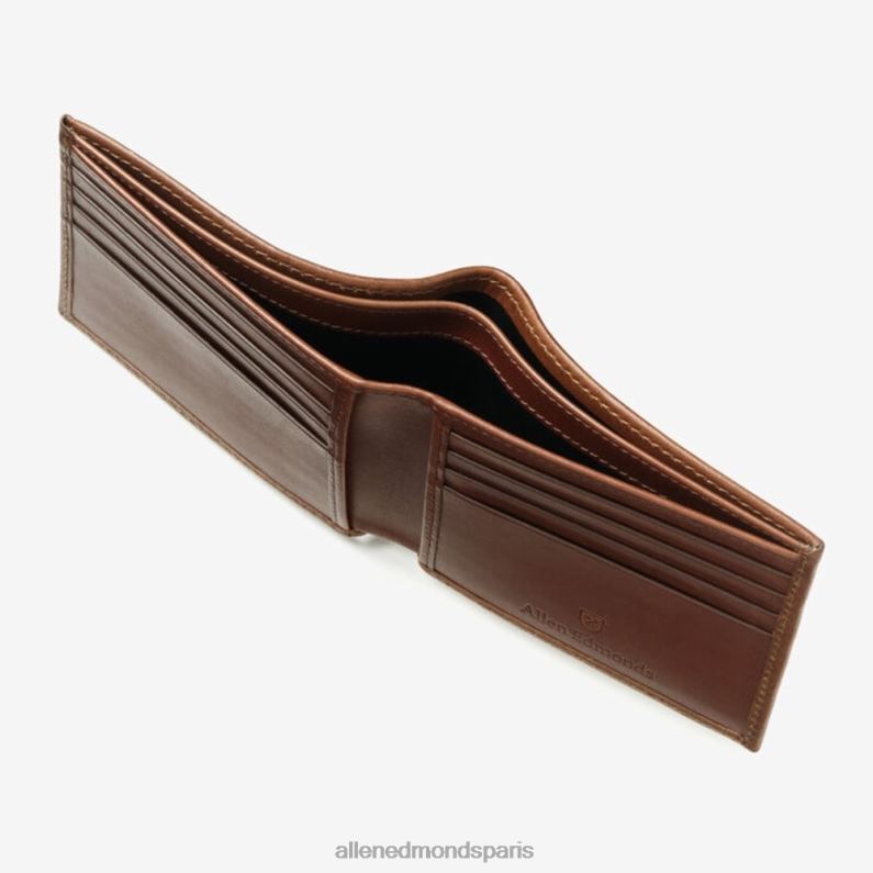 Allen Edmonds unisexe portefeuille bifold vachette exécutif rfid J248F594 brun