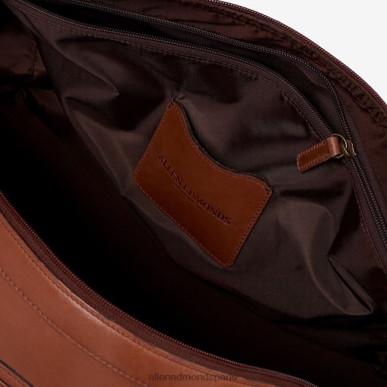 Allen Edmonds unisexe collection cuir sellier - sac polochon J248F376 selle bronzée