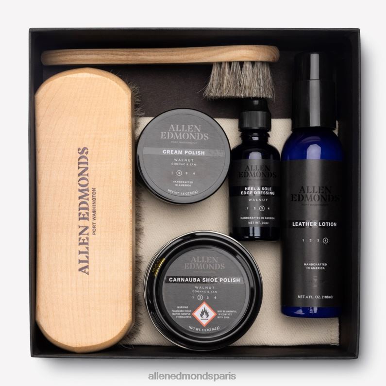 Allen Edmonds unisexe kit d'entretien des chaussures J248F446 noyer