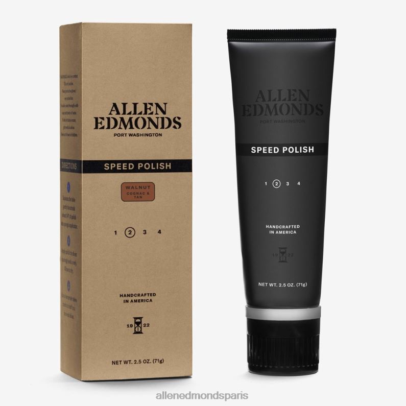 Allen Edmonds unisexe polonais de vitesse J248F610 brun noyer