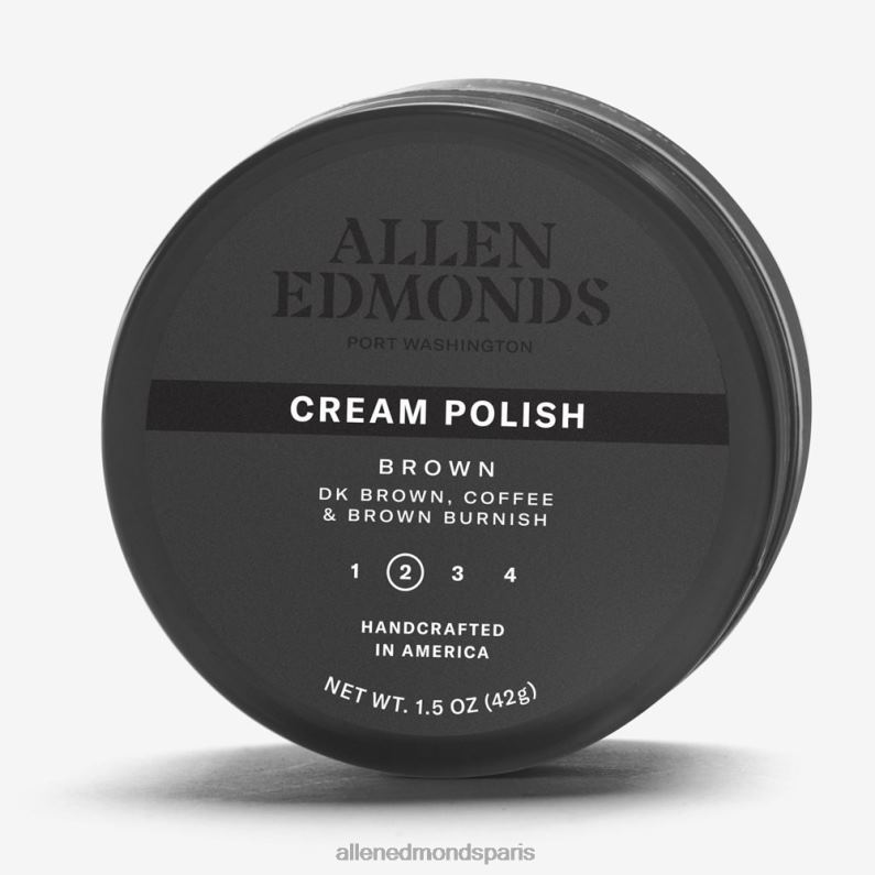 Allen Edmonds unisexe vernis crème J248F604 brun