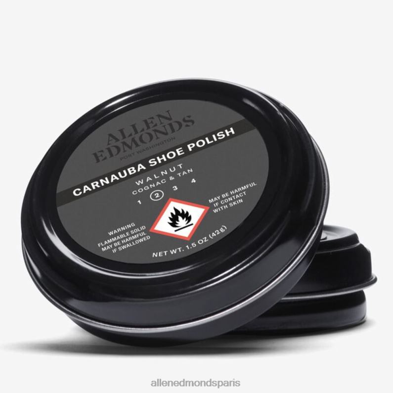 Allen Edmonds unisexe vernis à la cire de carnauba J248F619 brun noyer