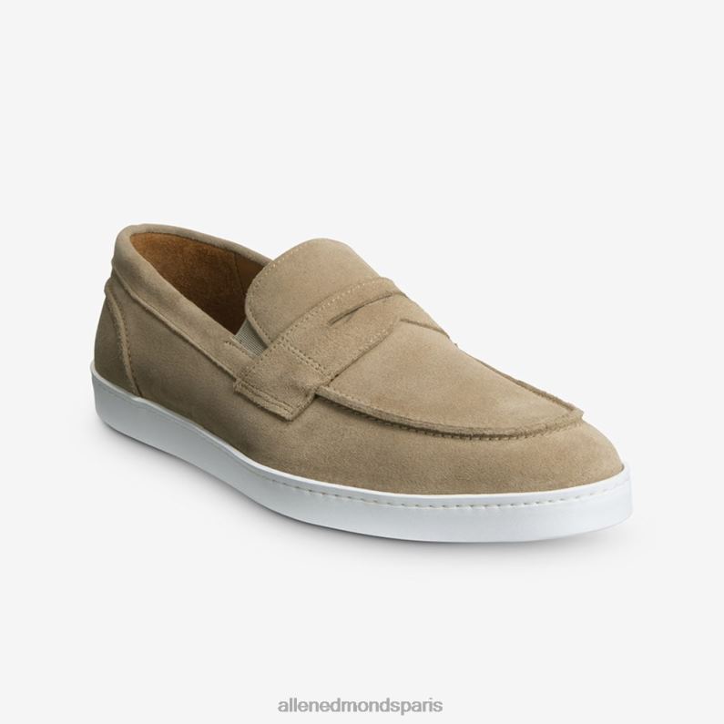 Allen Edmonds Hommes baskets en daim à enfiler randolph J248F22 daim osseux