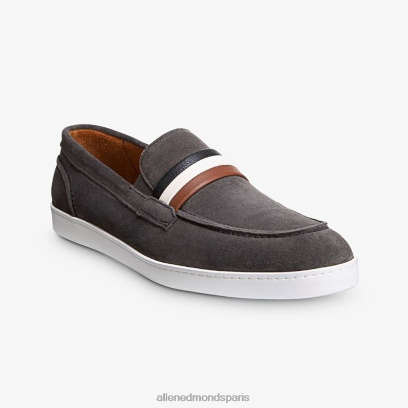 Allen Edmonds Hommes baskets en daim à enfiler randolph J248F269 daim gris emblématique