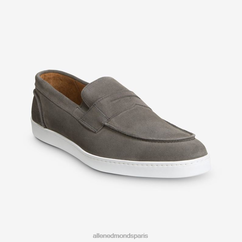 Allen Edmonds Hommes baskets en daim à enfiler randolph J248F270 daim gris