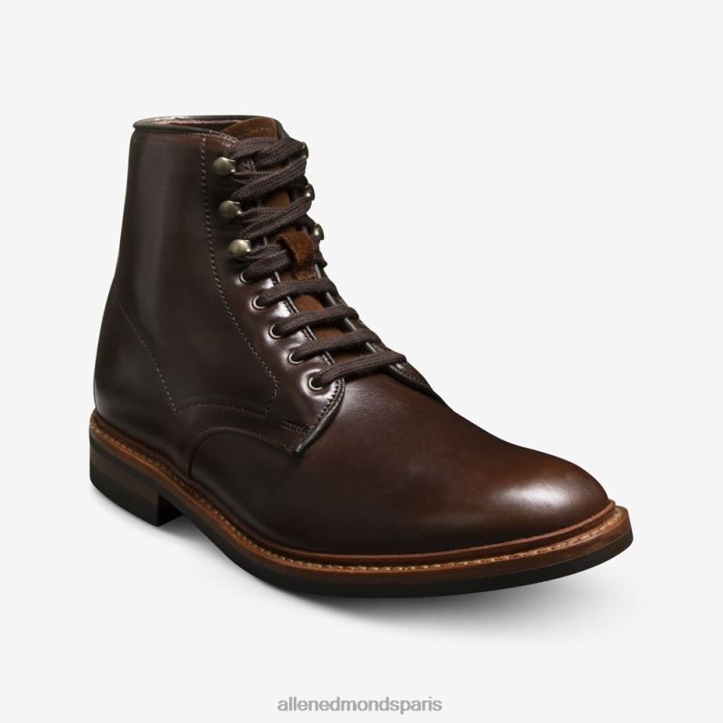 Allen Edmonds Hommes bottes imperméables higgins mill J248F282 cuir chrome excel marron
