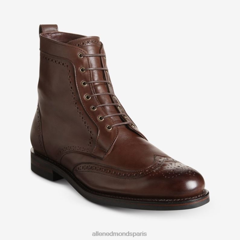 Allen Edmonds Hommes botte habillée dalton imperméable avec semelle en caoutchouc dainite J248F134 brun