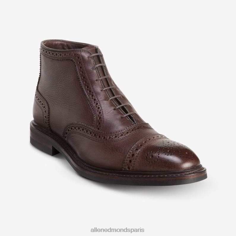 Allen Edmonds Hommes bottines habillées hamilton à bout droit J248F131 brun dégringolé