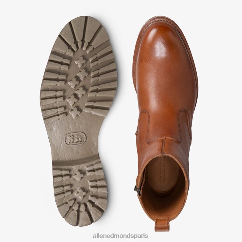 Allen Edmonds Hommes découverte botte de moto J248F427 Cognac