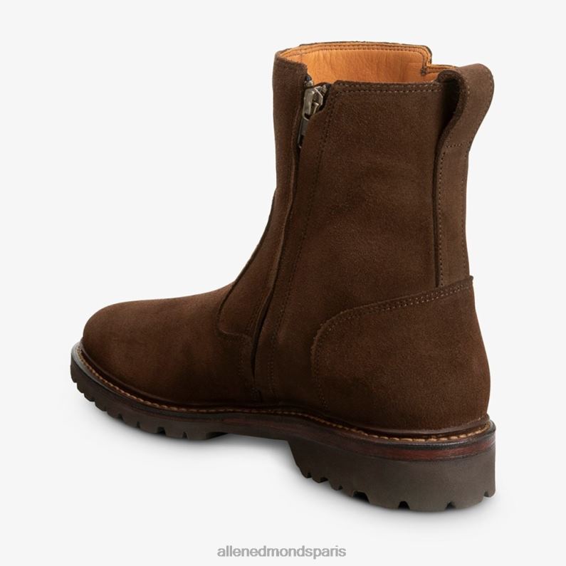 Allen Edmonds Hommes découverte botte de moto J248F428 daim marron