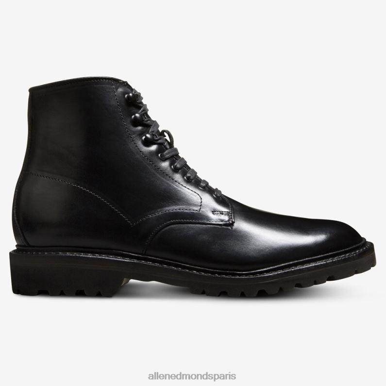 Allen Edmonds Hommes Botte Higgins Mill résistante aux intempéries avec semelle à crampons J248F19 noir