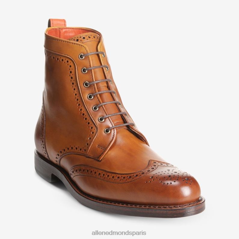 Allen Edmonds Hommes botte habillée à bout d'aile dalton J248F483 brun noyer