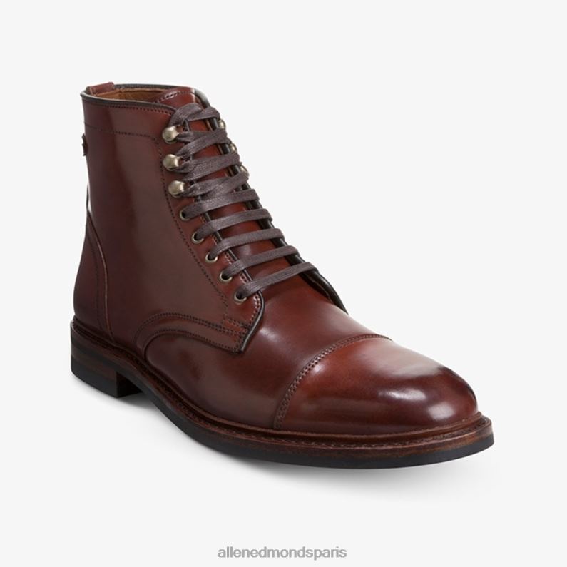 Allen Edmonds Hommes botte habillée landon shell cordovan à bout droit J248F338 piment cordouan