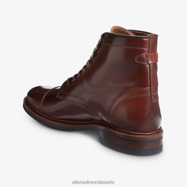 Allen Edmonds Hommes botte habillée landon shell cordovan à bout droit J248F338 piment cordouan