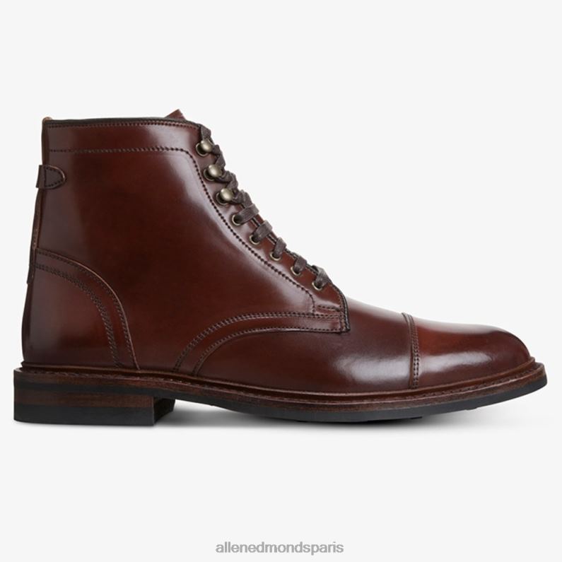 Allen Edmonds Hommes botte habillée landon shell cordovan à bout droit J248F338 piment cordouan