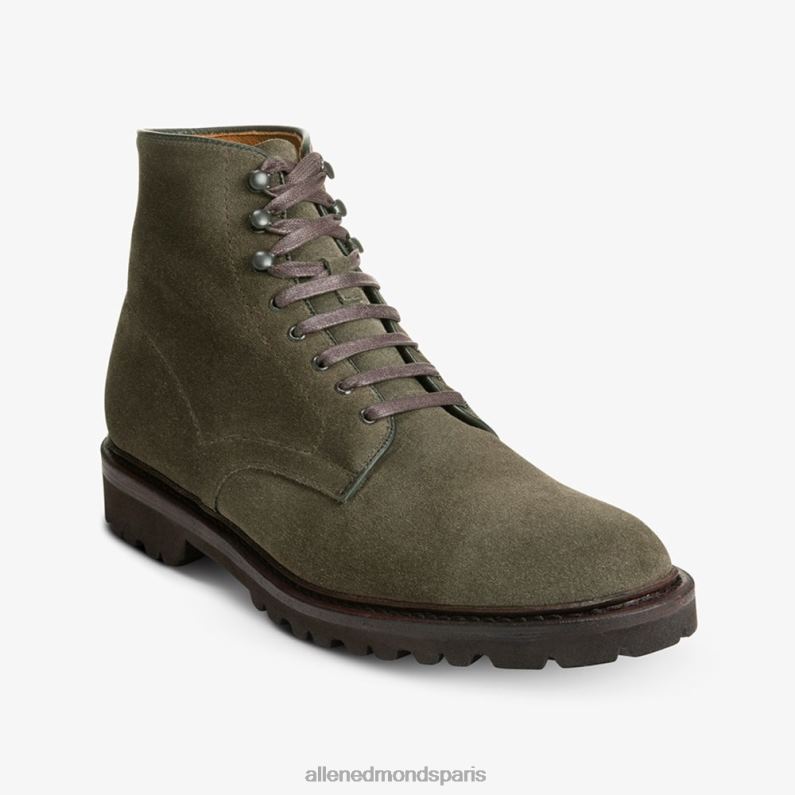 Allen Edmonds Hommes botte higgins mill avec semelle crantée J248F135 Loden