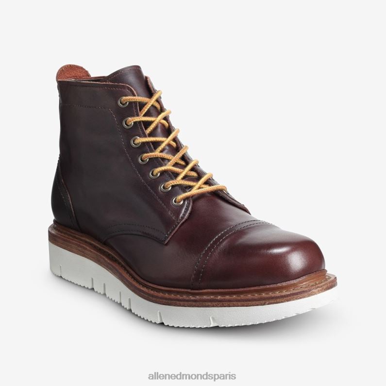 Allen Edmonds Hommes botte imperméable à lacets park city J248F488 Bourgogne