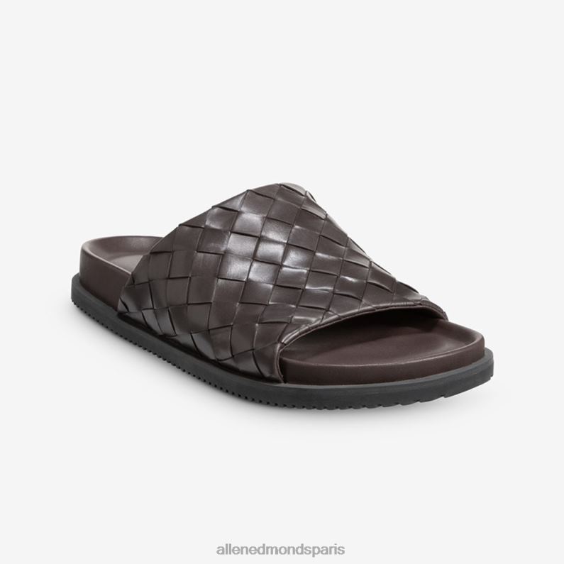 Allen Edmonds Hommes sandale tissée del mar J248F460 marron foncé