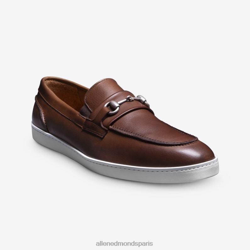 Allen Edmonds Hommes baskets à enfiler randolph bit J248F8 cuir acajou