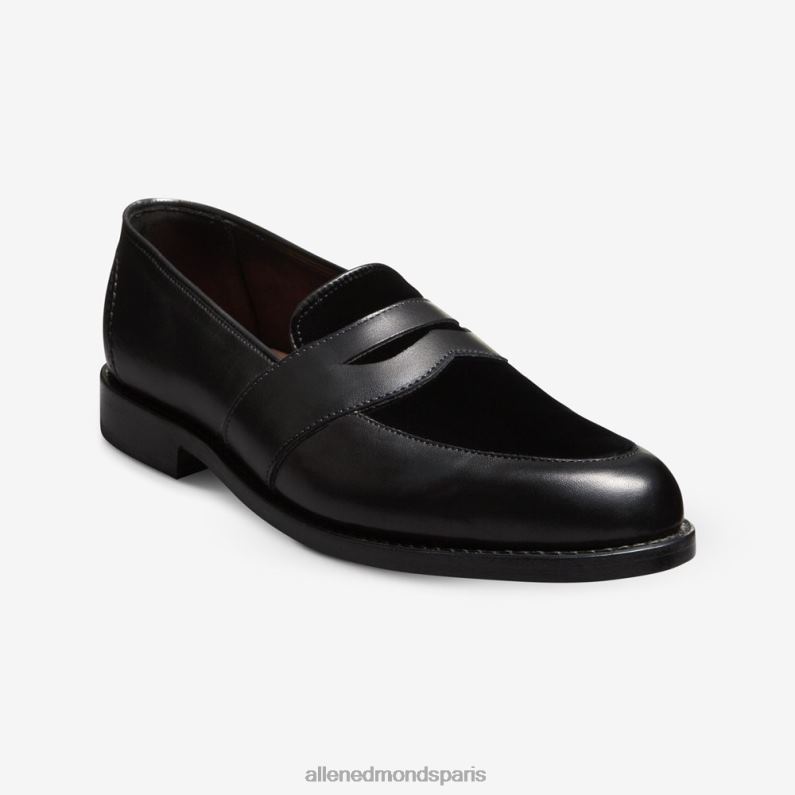 Allen Edmonds Hommes mocassins randolph penny J248F17 velours noir