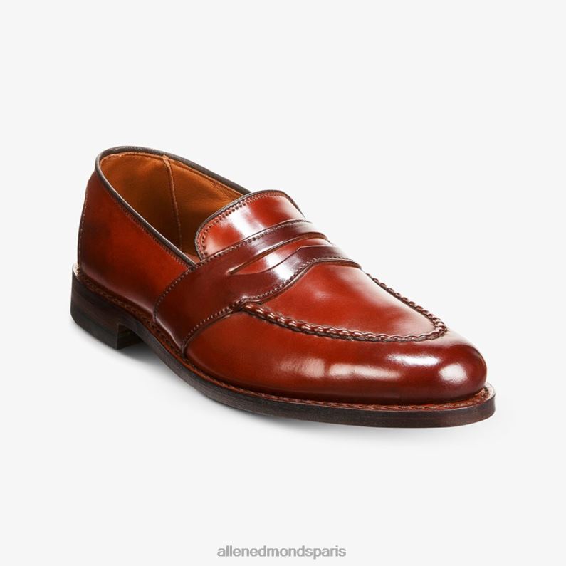 Allen Edmonds Hommes mocassins randolph shell cordovan penny J248F302 piment cordouan