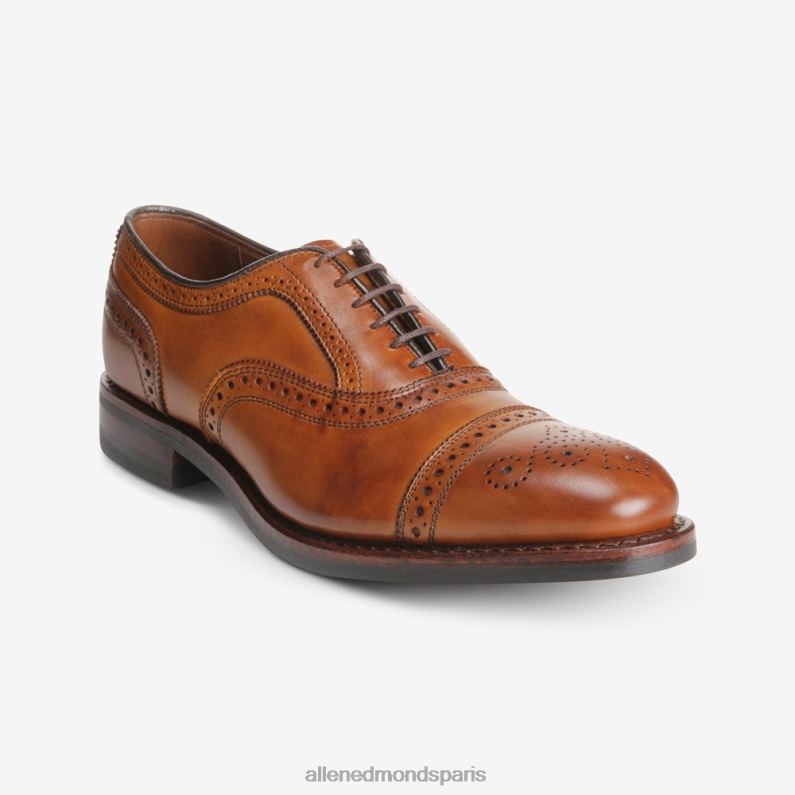 Allen Edmonds Hommes chaussure habillée oxford à bout droit avec semelle en dainite J248F288 brun noyer
