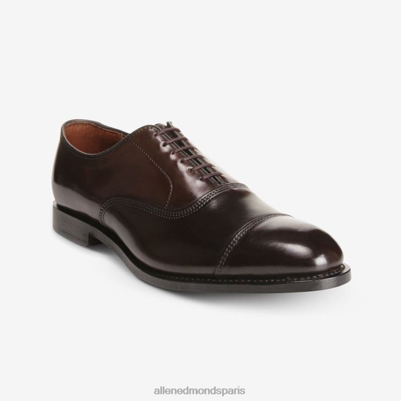 Allen Edmonds Hommes chaussure habillée oxford park avenue shell cordovan à bout droit J248F276 cordouan marron