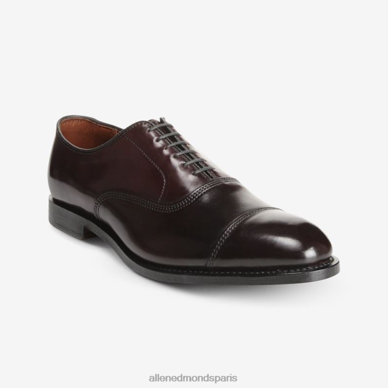 Allen Edmonds Hommes chaussure habillée oxford park avenue shell cordovan à bout droit J248F277 cordovan bordeaux