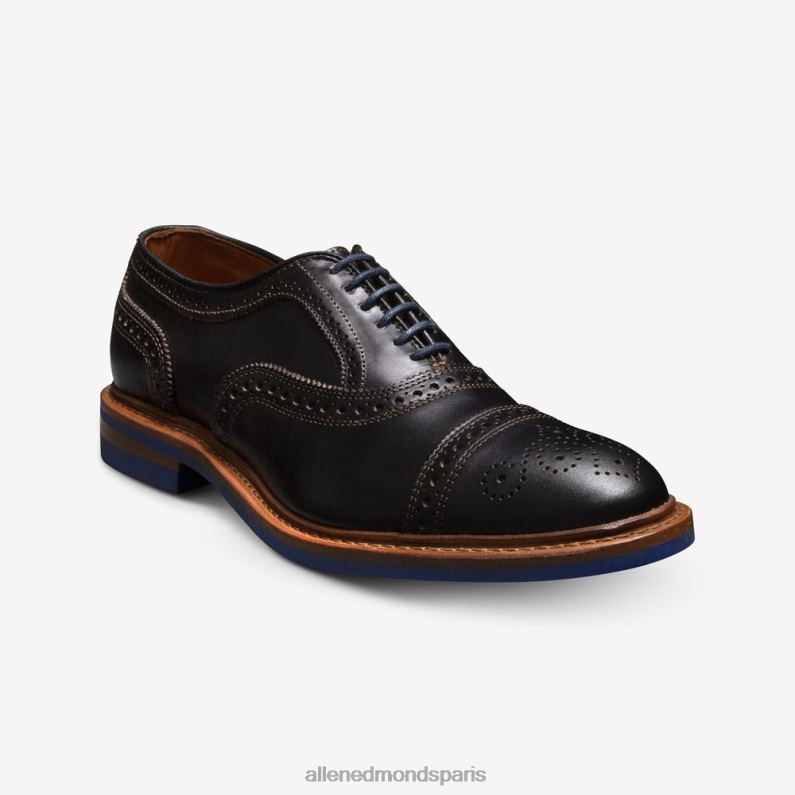 Allen Edmonds Hommes strandmok oxford à bout droit avec semelle en caoutchouc dainite J248F226 noir