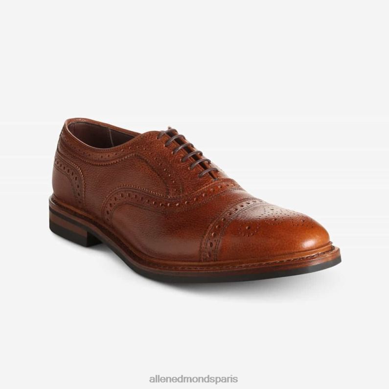 Allen Edmonds Hommes Oxford strandmok résistant aux intempéries avec semelle en caoutchouc dainite J248F233 grain bronzé