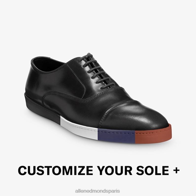 Allen Edmonds Hommes baskets habillées park avenue shell cordovan oxford J248F265 cordouan noir