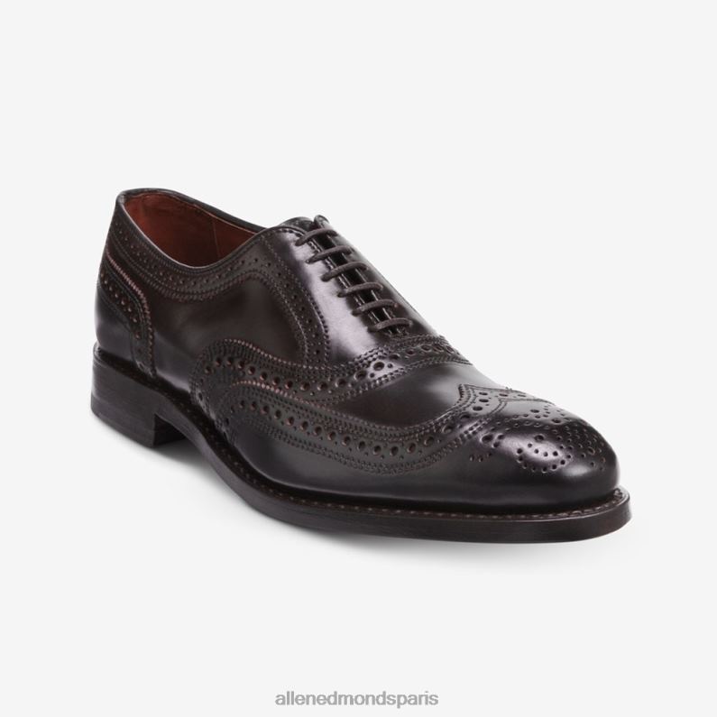 Allen Edmonds Hommes chaussure habillée cambridge shell cordovan à bout ailé J248F325 brun