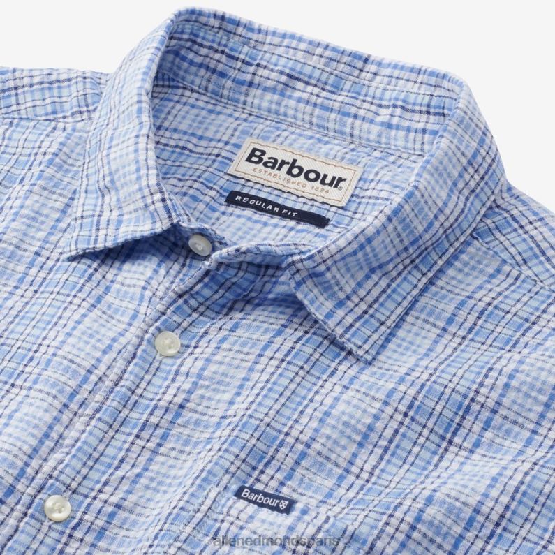 Allen Edmonds unisexe chemise à manches courtes barbour deanhill J248F216 marine