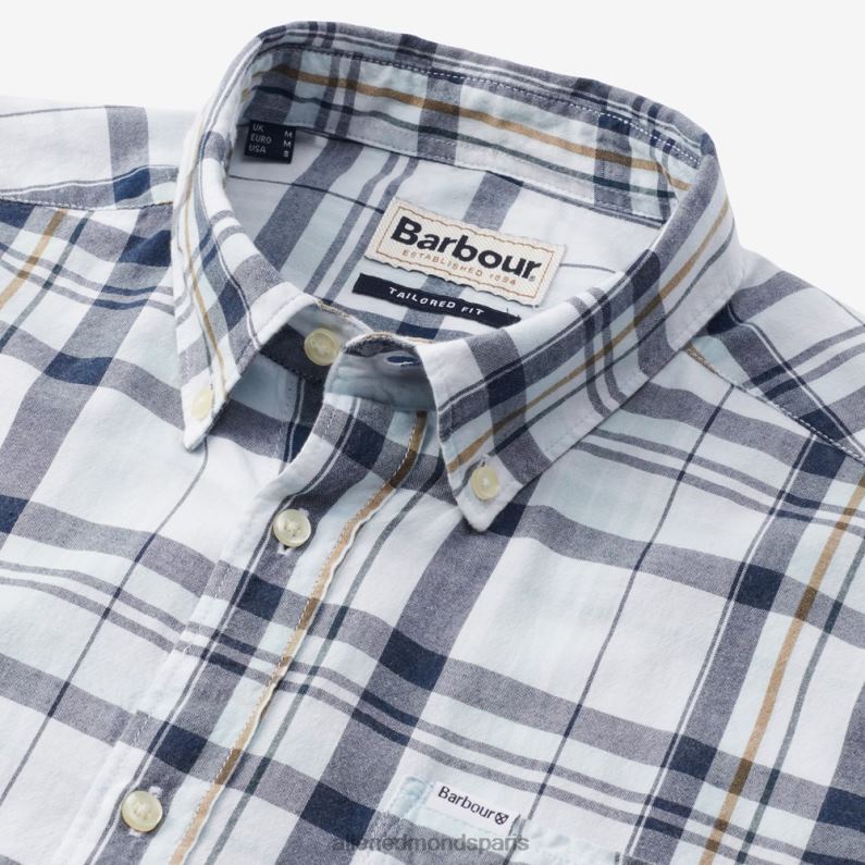Allen Edmonds unisexe chemise à manches courtes furniss barbour J248F220 blanc