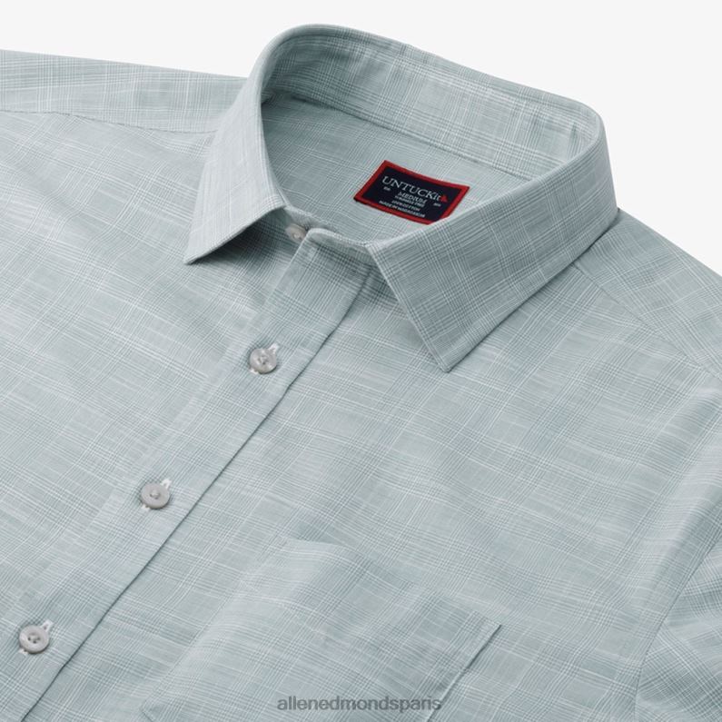 Allen Edmonds unisexe chemise à manches longues untuckit avellino J248F504 vert