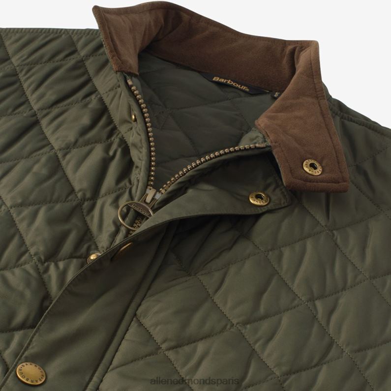 Allen Edmonds unisexe gilet gilet barbour lowerdale J248F533 vert sauge