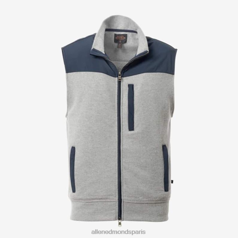 Allen Edmonds unisexe veste james zippée sur le devant J248F165 marine
