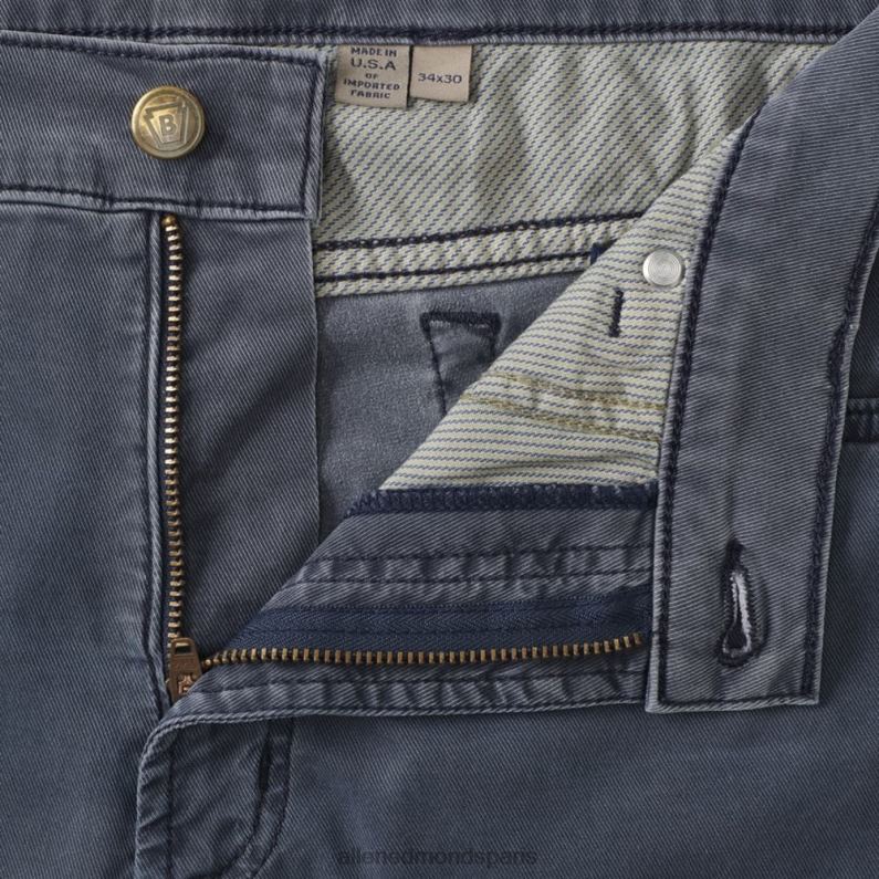 Allen Edmonds unisexe Pantalon coupe droite 5 poches J248F201 gris