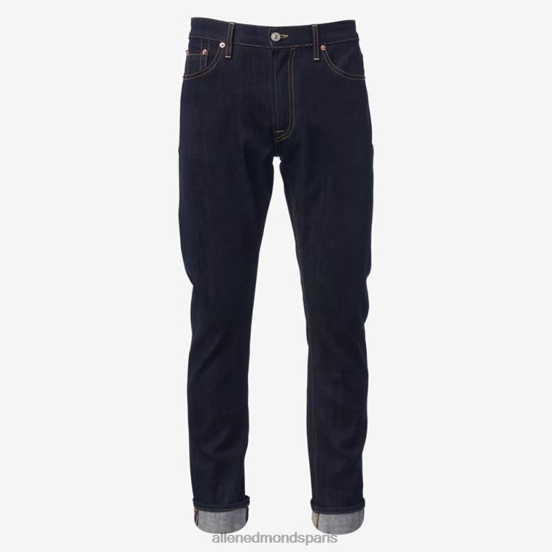 Allen Edmonds unisexe civilaire - jean walker slim à jambe droite brut surteint J248F161 surteinture bleu brut