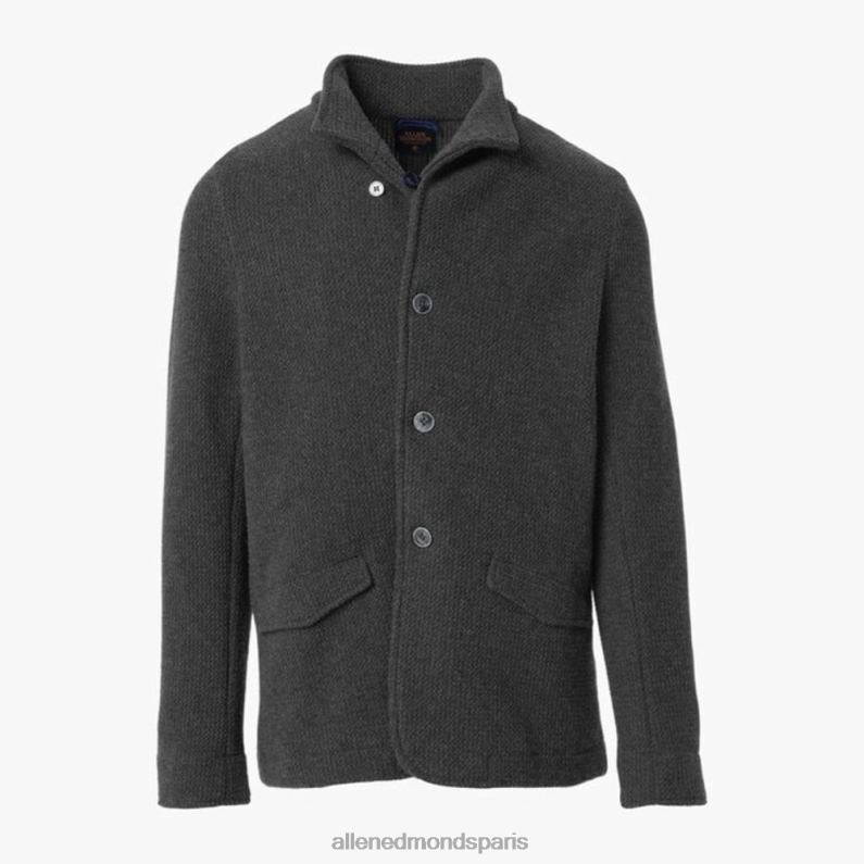 Allen Edmonds unisexe blazer en laine J248F178 gris charbon