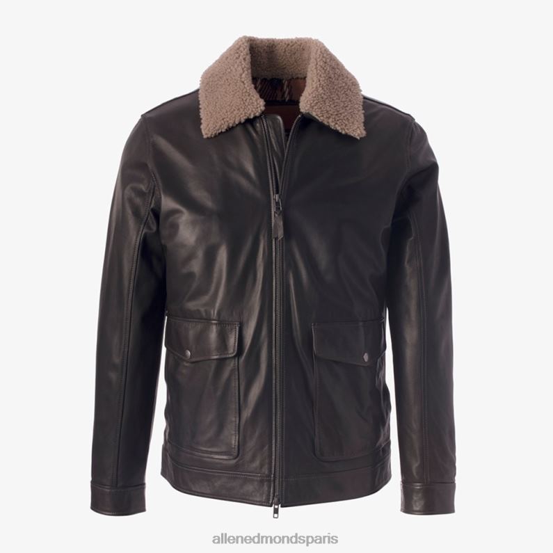 Allen Edmonds unisexe bombardier en peau d'agneau J248F159 brun