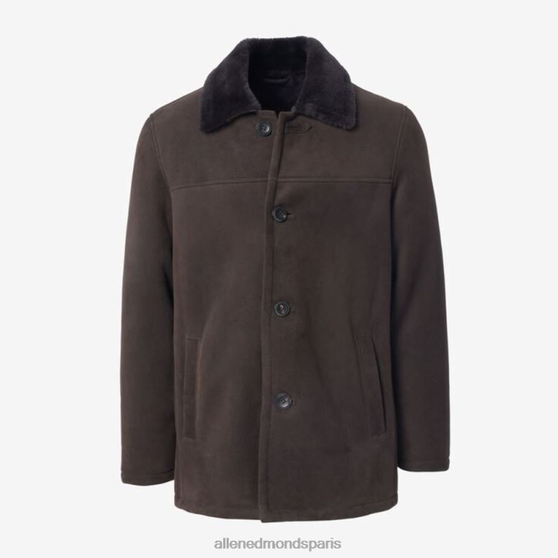 Allen Edmonds unisexe manteau de voiture en peau retournée J248F175 marron