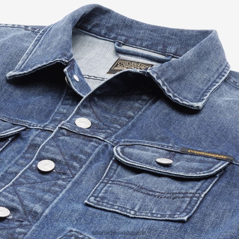 Allen Edmonds unisexe veste en jean civilaire J248F525 rinçage moyen
