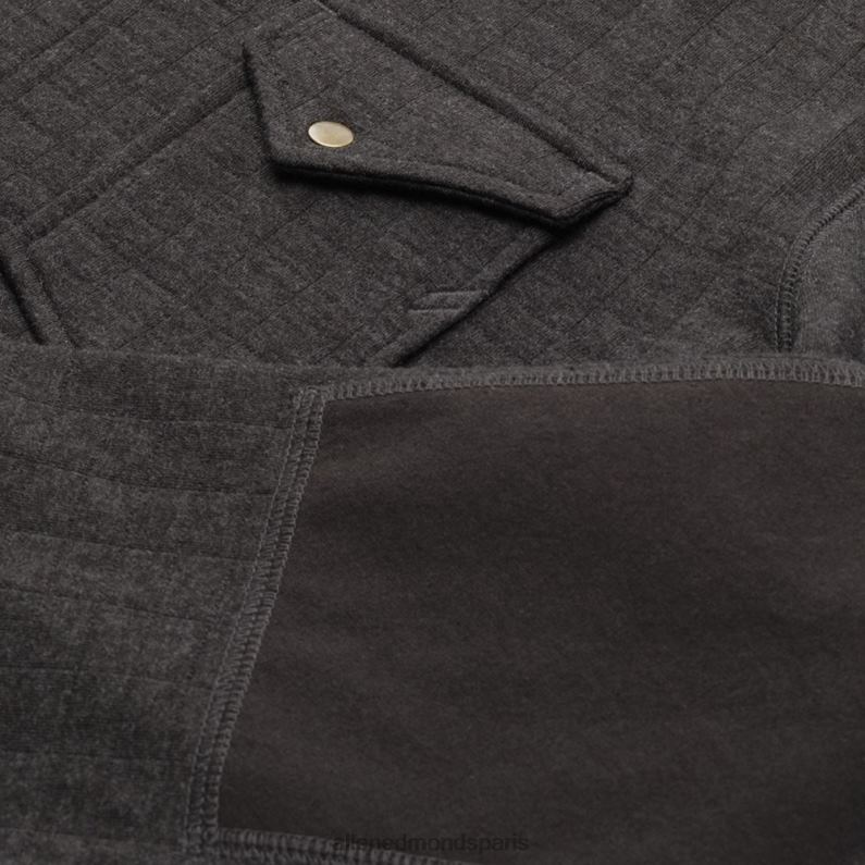 Allen Edmonds unisexe veste en maille matelassée billy reid grid J248F229 charbon